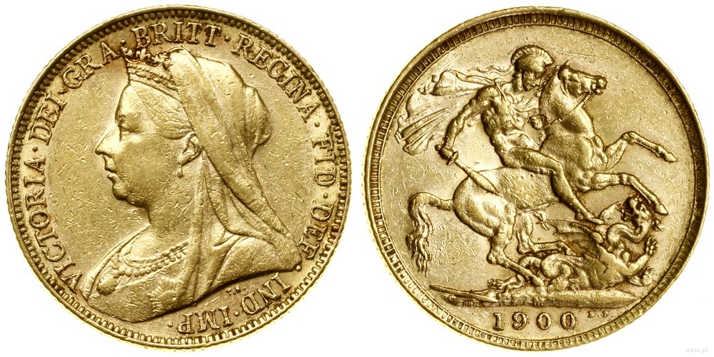 Australia, 1 funt (1 sovereign), 1900 M