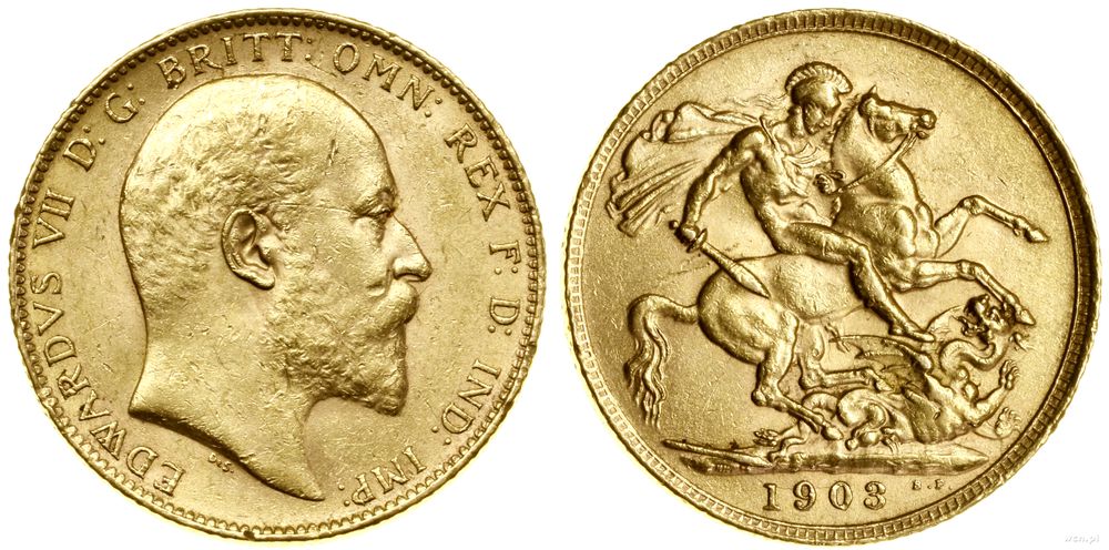 Wielka Brytania, 1 funt (1 sovereign), 1903