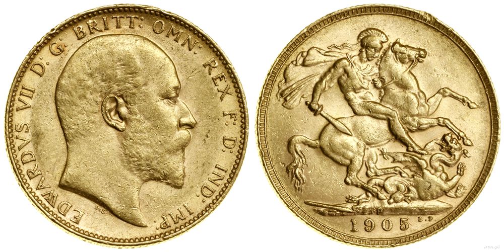 Australia, 1 funt (1 sovereign), 1905 P