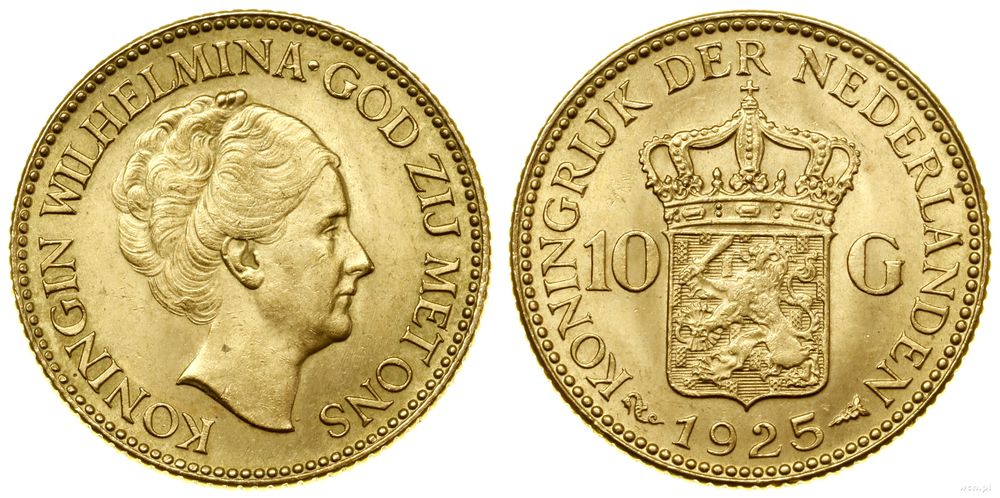 Niderlandy, 10 guldenów, 1925
