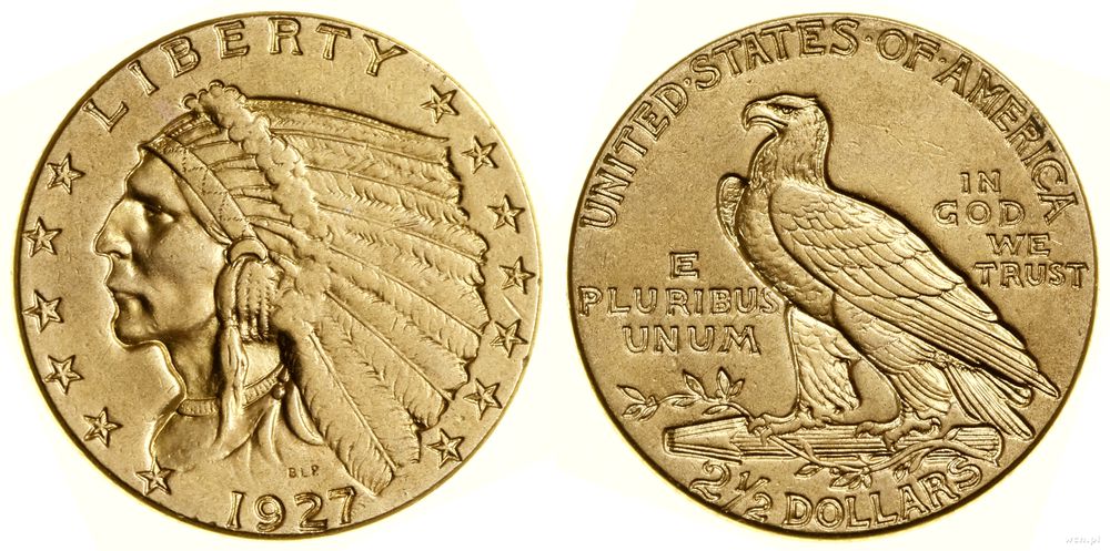 Stany Zjednoczone Ameryki (USA), 2 1/2 dolara, 1927