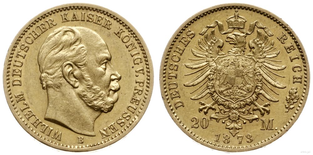 Niemcy, 20 marek, 1873 B