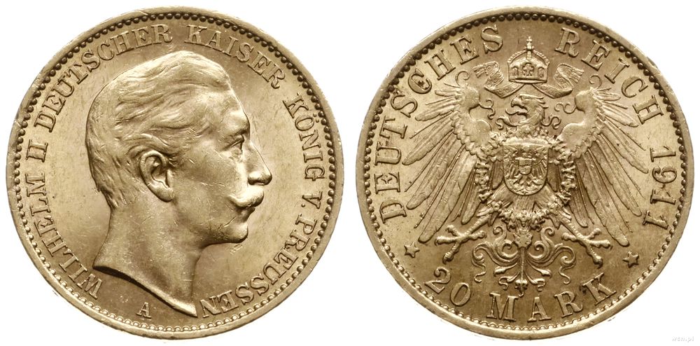 Niemcy, 20 marek, 1911 A