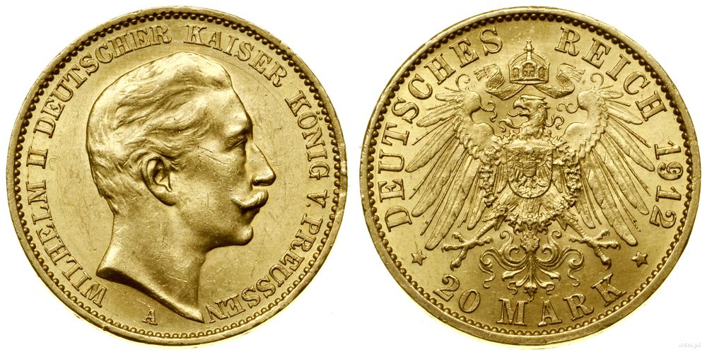 Niemcy, 20 marek, 1912 A