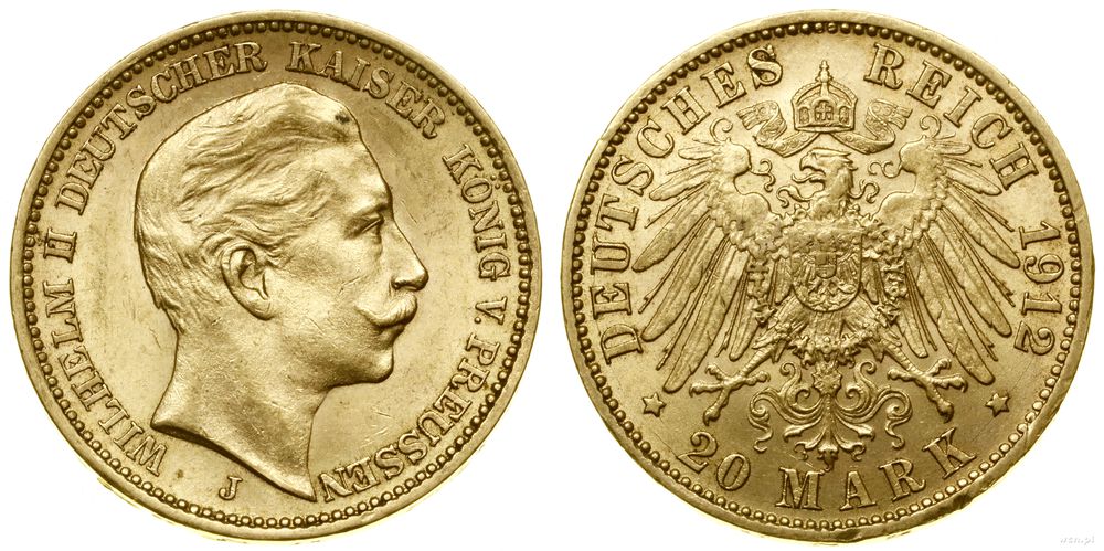 Niemcy, 20 marek, 1912 J