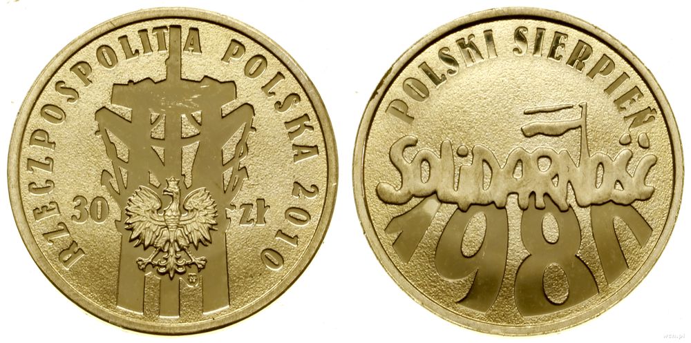 Polska, 30 złotych, 2010