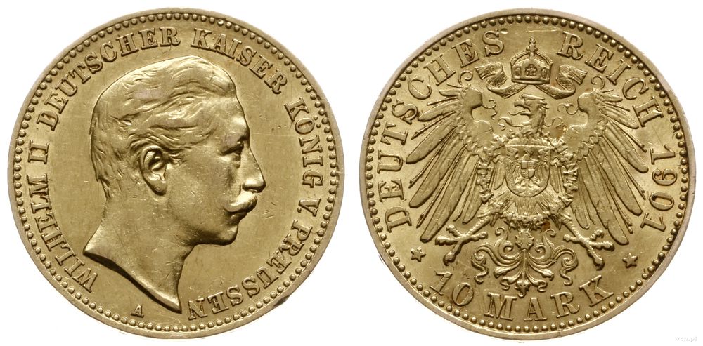 Niemcy, 10 marek, 1901 A