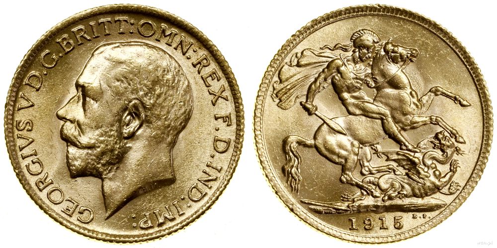 Wielka Brytania, 1 funt (1 sovereign), 1915