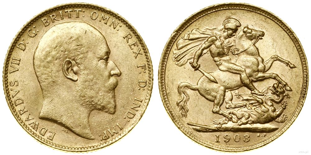 Wielka Brytania, 1 funt (1 sovereign), 1903