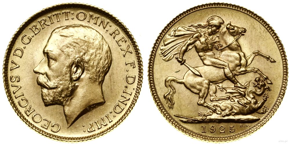 Wielka Brytania, 1 funt (1 sovereign), 1925