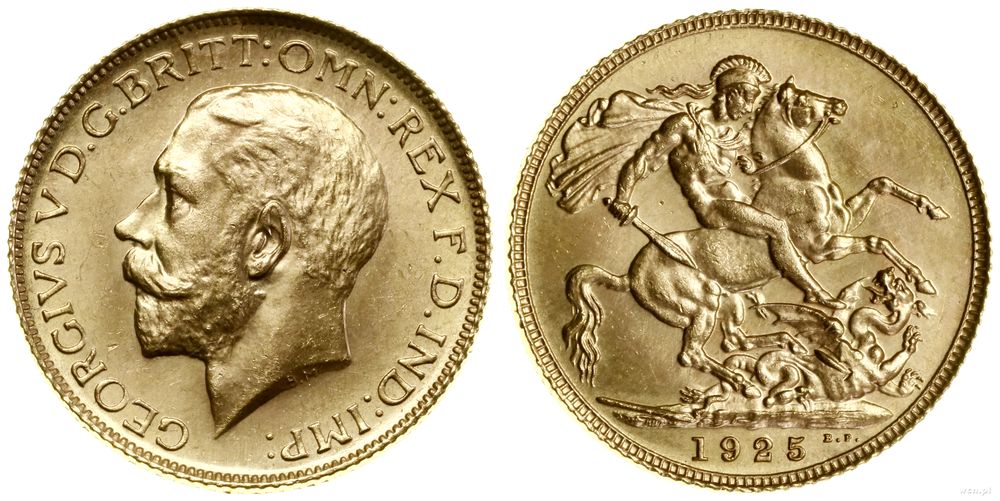 Wielka Brytania, 1 funt (1 sovereign), 1925