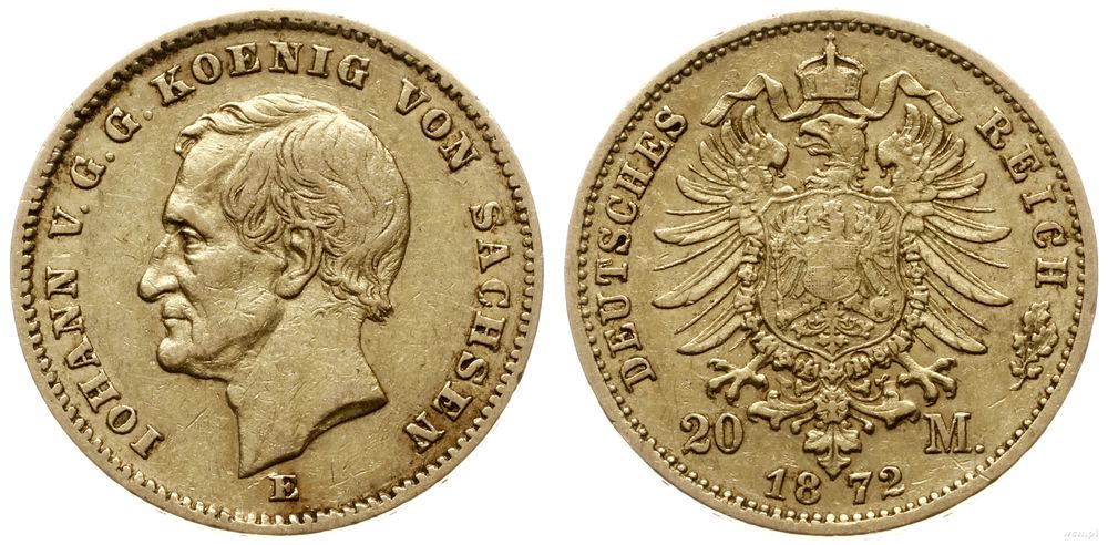 Niemcy, 20 marek, 1872 E