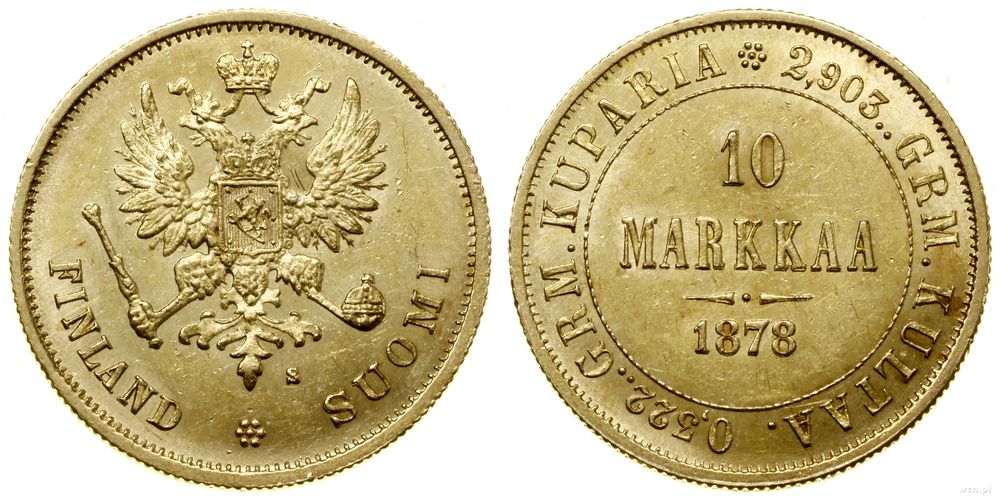 Finlandia, 10 marek, 1878 S