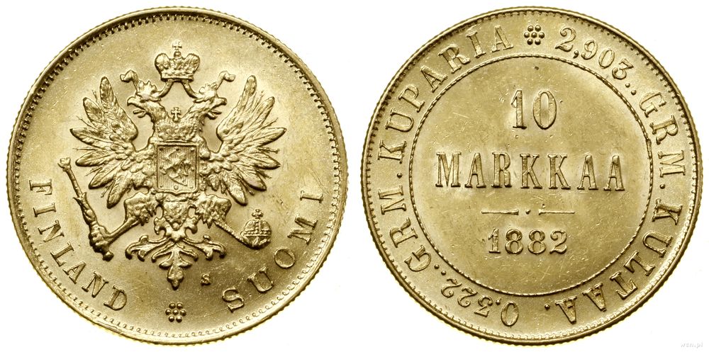 Finlandia, 10 marek, 1882 S