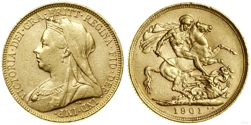 Australia, 1 funt (1 sovereign), 1901 S