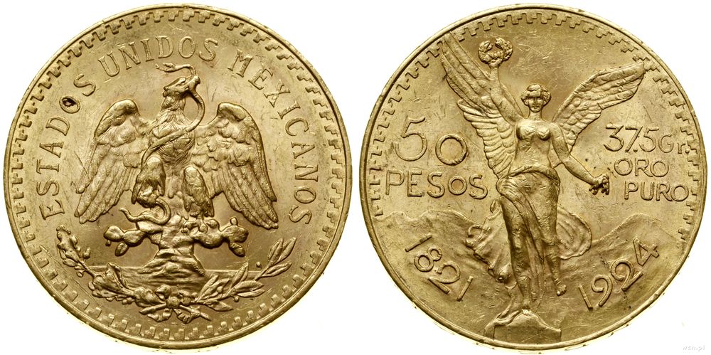 Meksyk, 50 peso, 1924