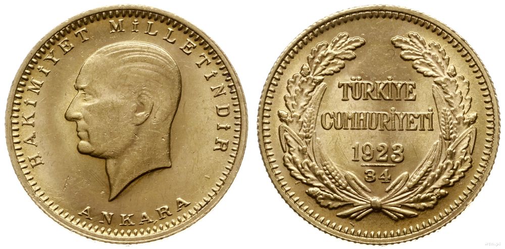 Turcja, 100 kurush (100 piastrów), 1957 (1923+34)