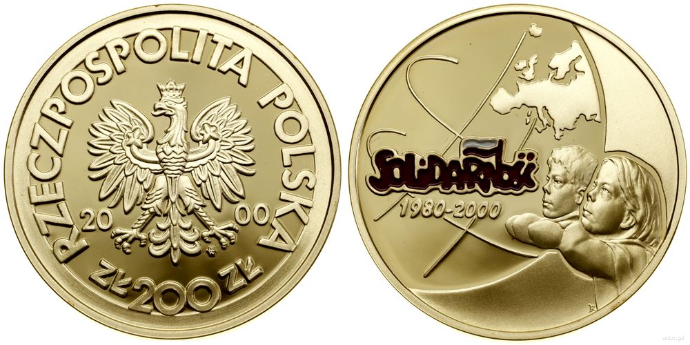 Polska, 200 złotych, 2000