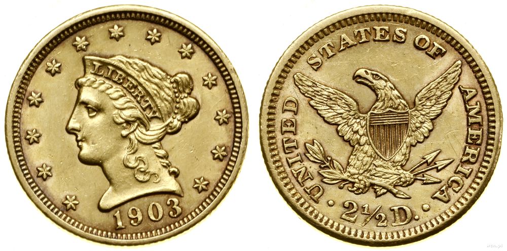 Stany Zjednoczone Ameryki (USA), 2 1/2 dolara, 1903