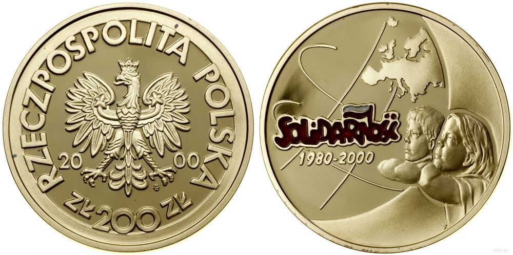 Polska, 200 złotych, 2000