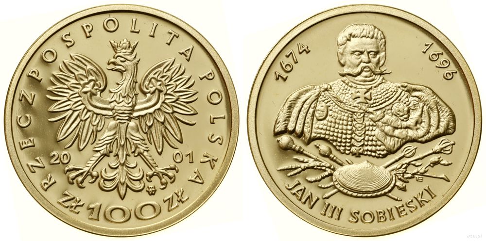 Polska, 100 złotych, 2001