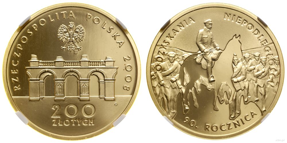 Polska, 200 złotych, 2008