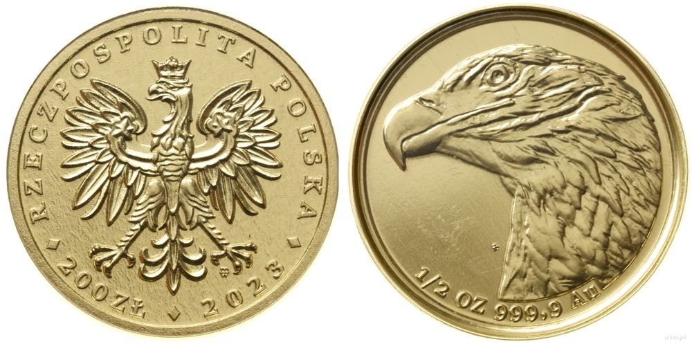 Polska, 200 złotych = 1/2 uncji, 2023