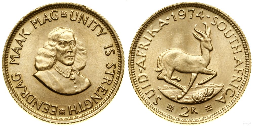 Republika Południowej Afryki, 2 randy, 1974