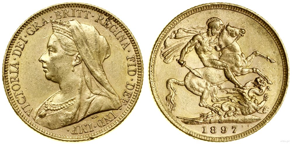 Australia, 1 funt (1 sovereign), 1897 M