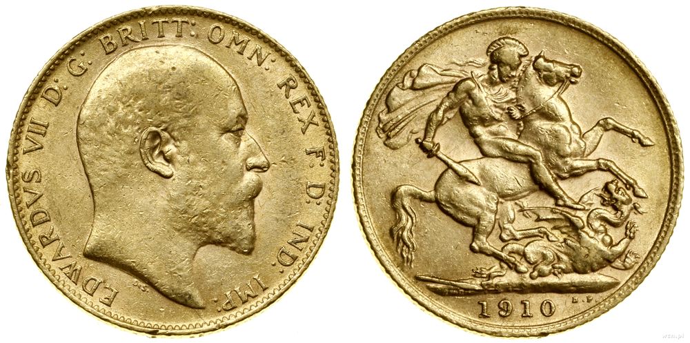 Wielka Brytania, 1 funt (1 sovereign), 1910
