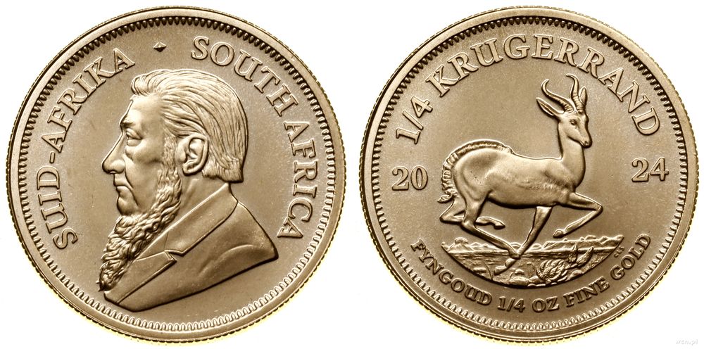 Republika Południowej Afryki, 1/4 krugerranda = 1/4 uncji, 2024