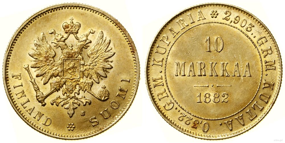 Finlandia, 10 marek, 1882 S