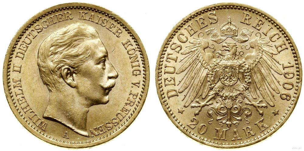 Niemcy, 20 marek, 1906 A