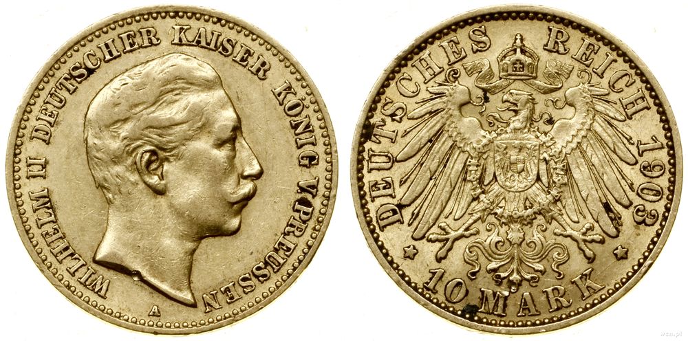 Niemcy, 10 marek, 1903 A