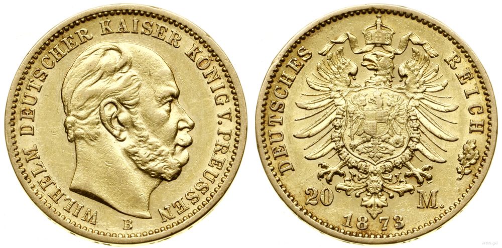Niemcy, 20 marek, 1873 B