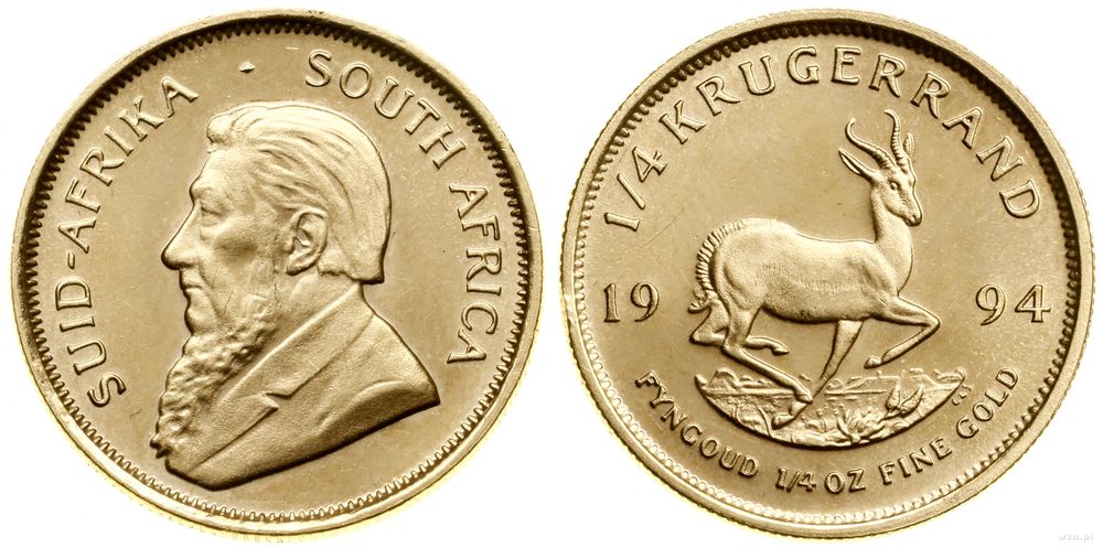 Republika Południowej Afryki, 1/4 krugerranda = 1/4 uncji, 1994