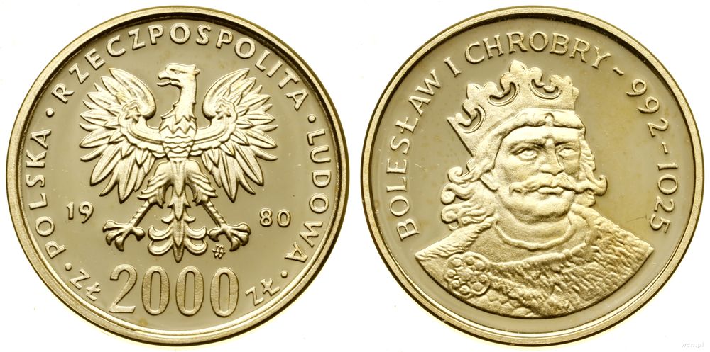Polska, 2.000 złotych, 1980