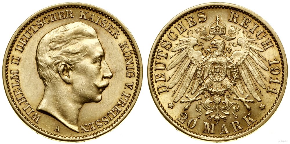 Niemcy, 20 marek, 1911 A