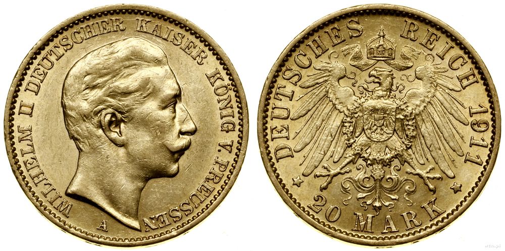 Niemcy, 20 marek, 1911 A