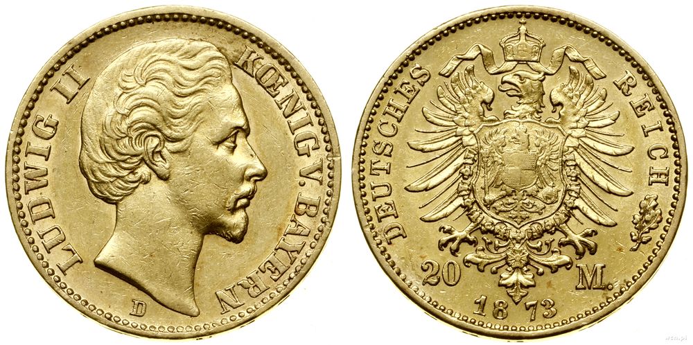 Niemcy, 20 marek, 1873 D