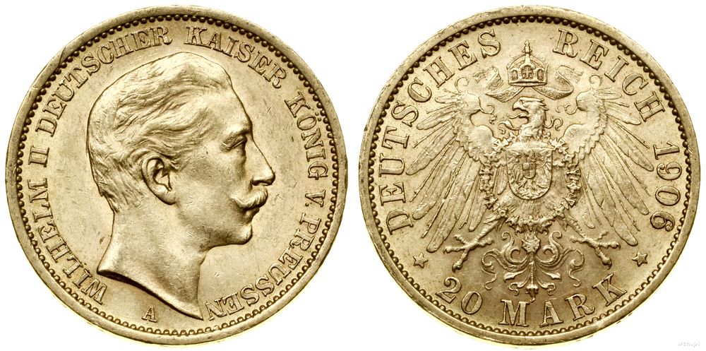 Niemcy, 20 marek, 1906 A