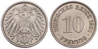 10 fenigów 1901/A, dość pospolita moneta, ale ni
