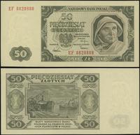 50 złotych 1.07.1948, seria EF 8828888, Lucow 12