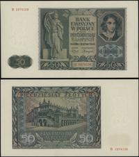 50 złotych 1.08.1941, seria B 1974106, Lucow 817
