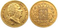 40 franków 1818 W, Lillle, złoto 12.81 g