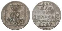 grosz srebrny 1767, Warszawa, odmiana z koroną w