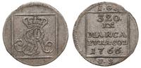 grosz srebrny 1766, Warszawa, odmiana bez opisu 