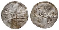 denar ok. 1185-1201, Aw: Krzyż dwunitkowy, w pol