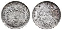 20 centavos 1909/H, Heaton, srebro '833', 4.02 g