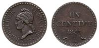 cent 1851/A, Paryż, brąz 1.93 g, KM 754